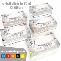 NITRAS 8310 WHITE WAVE Nitril-Handschuhe 100Stk Gr. M