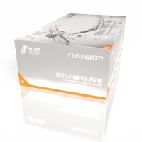 NITRAS 8310 WHITE WAVE Nitril-Handschuhe 100Stk Gr. M