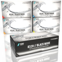 Nitras 8320 BLACK Wave Nitril-Handschuhe 100Stk...