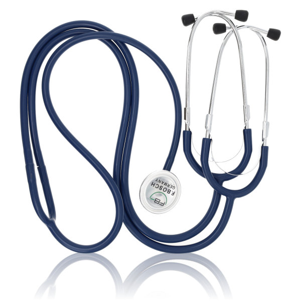 F. Bosch Lehr-Stethoskop 2x Einfachschlauch blau