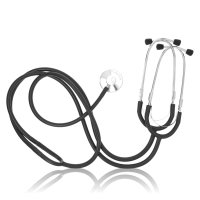 F. Bosch Lehr-Stethoskop 2x Einfachschlauch schwarz