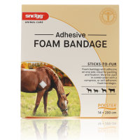 Snögg Animal Polster Adhesive Wundverband 14cm x 2m