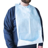 NITRAS Einmal-Esslätzchen mit Auffangtasche 50Stk
