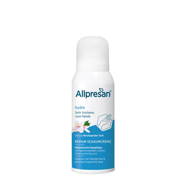Allpresan hydro Repair Schaumcreme Hände beruhigender Duft 100ml