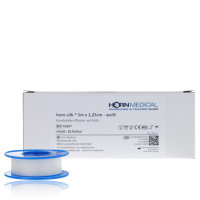 Horn-silk Fixierpflaster 1,25cm x 5m 18Stk