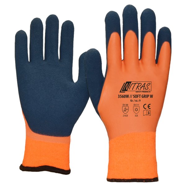 Nitras 3560W Soft Grip Thermo-Arbeitshandschuh  -Größe wählbar-