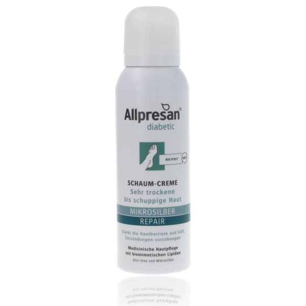 Allpresan diabetic MIKROSILBER + REPAIR Schaum-Creme 125ml