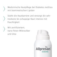 Allpresan diabetic MIKROSILBER + REPAIR Schaum-Creme 125ml